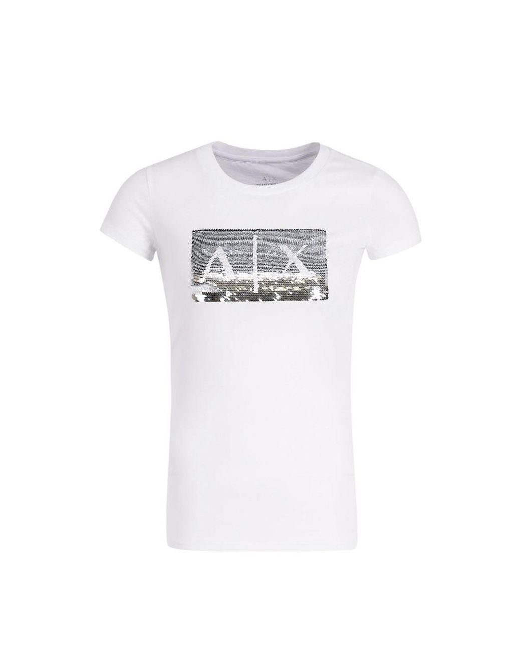 ARMANI EXCHANGE White Cotton T-Shirt