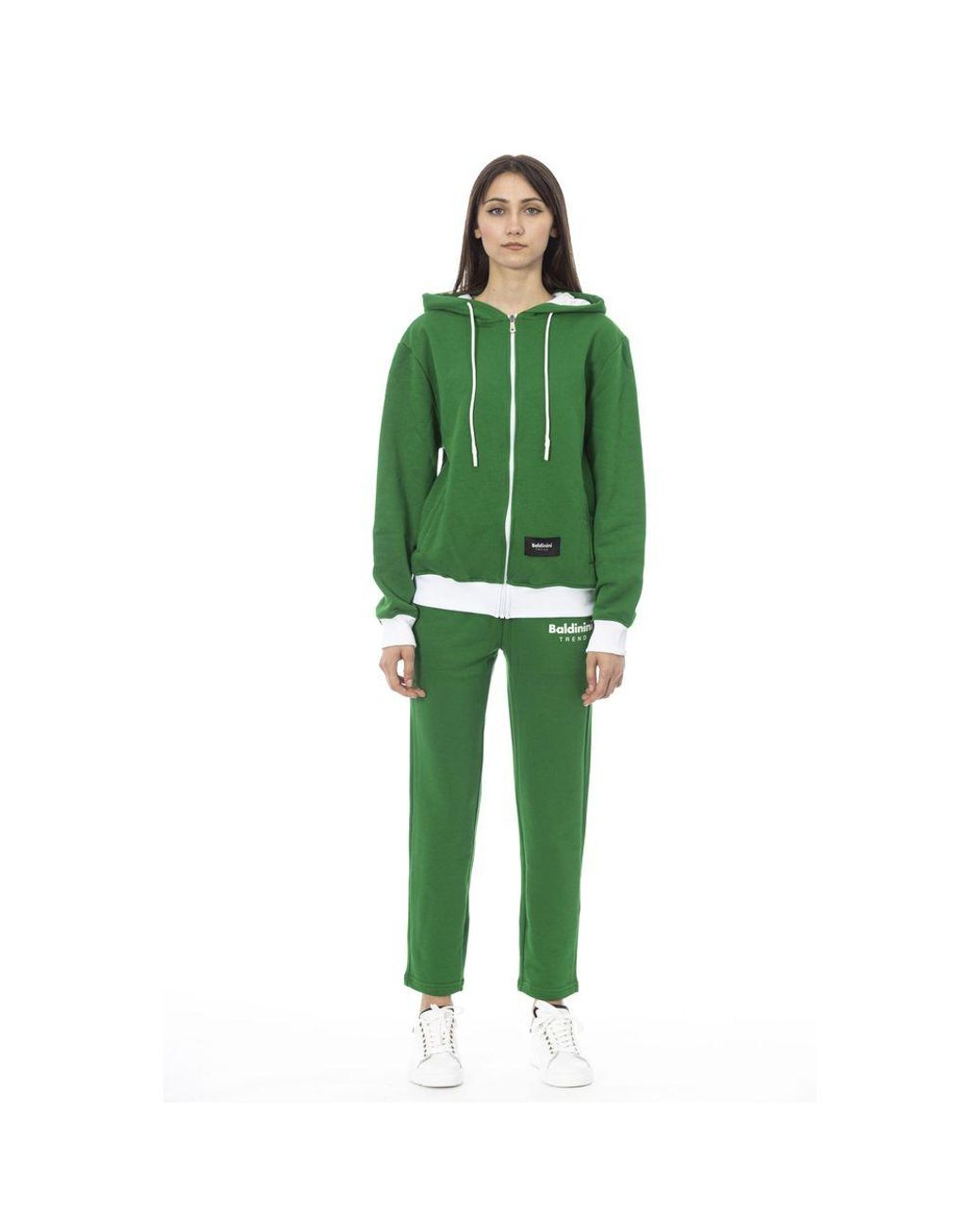 Baldinini Green Cotton Sweater