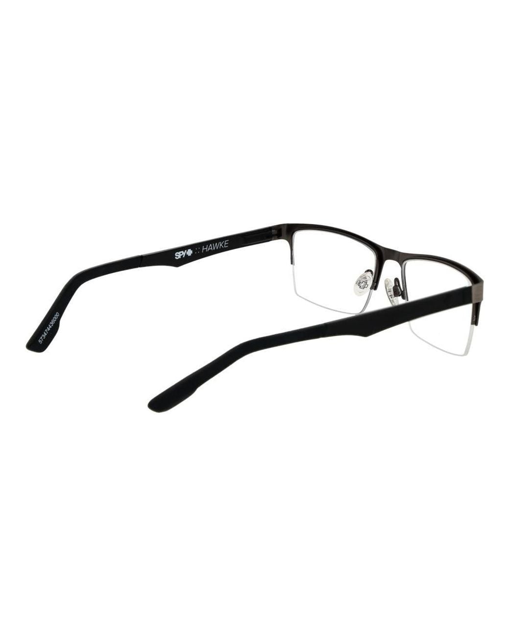 Spy Black Gray Plastic Glasses (frames) for men