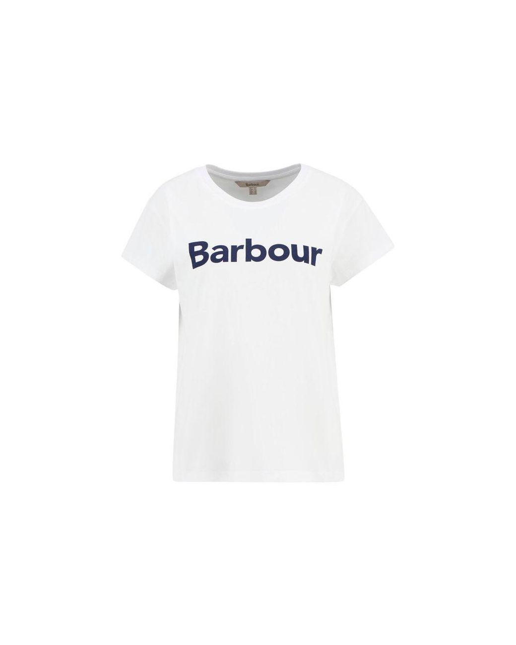 Barbour White Cotton T