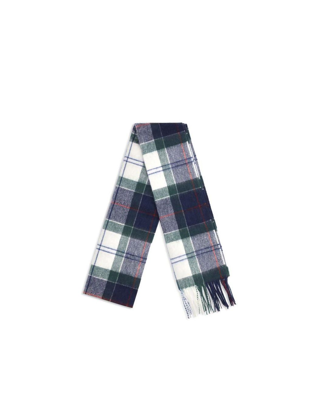 Barbour Blue Multicolor Wool Oves Aries Scarf