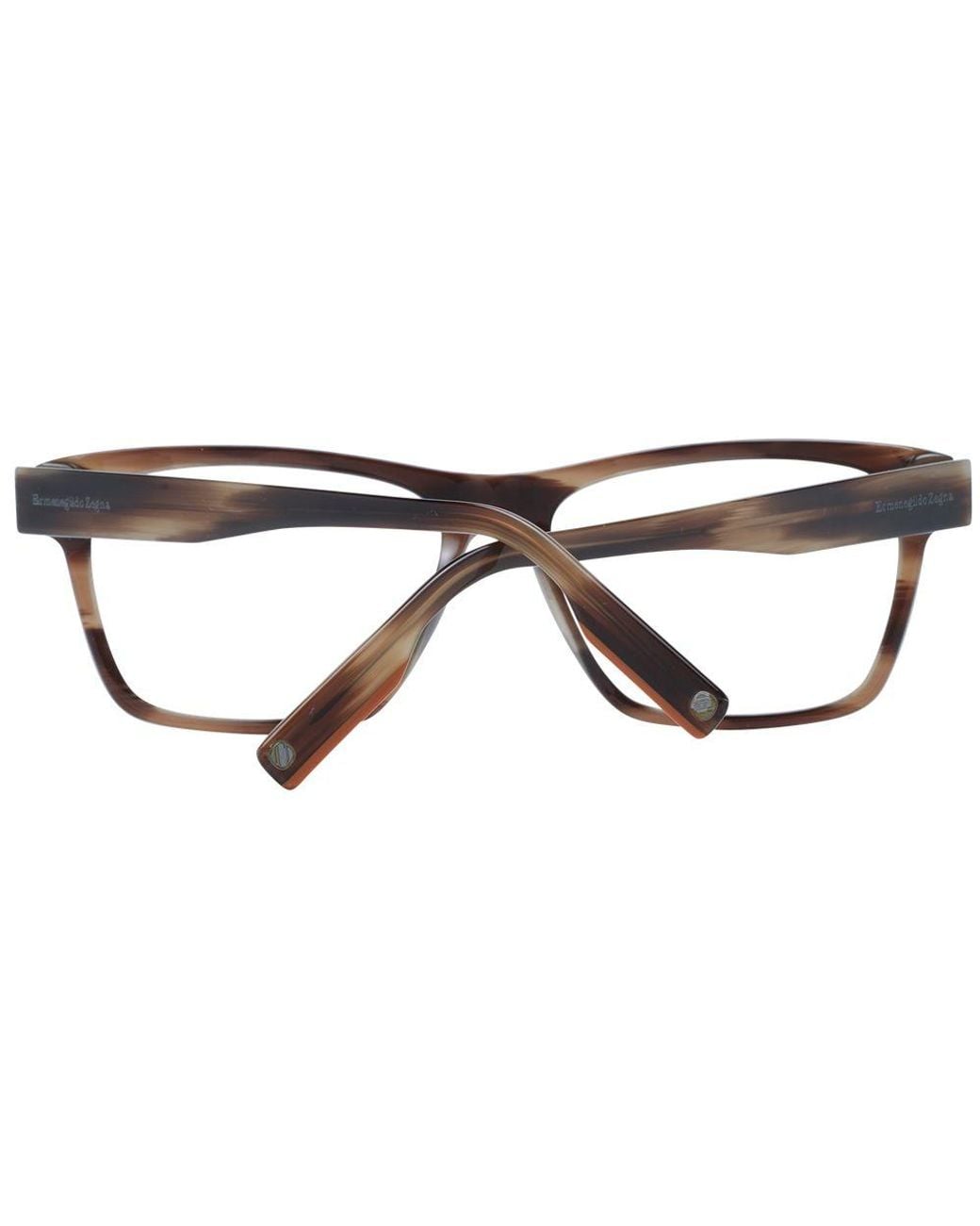 Zegna Brown Plastic Glasses (Frames) for men