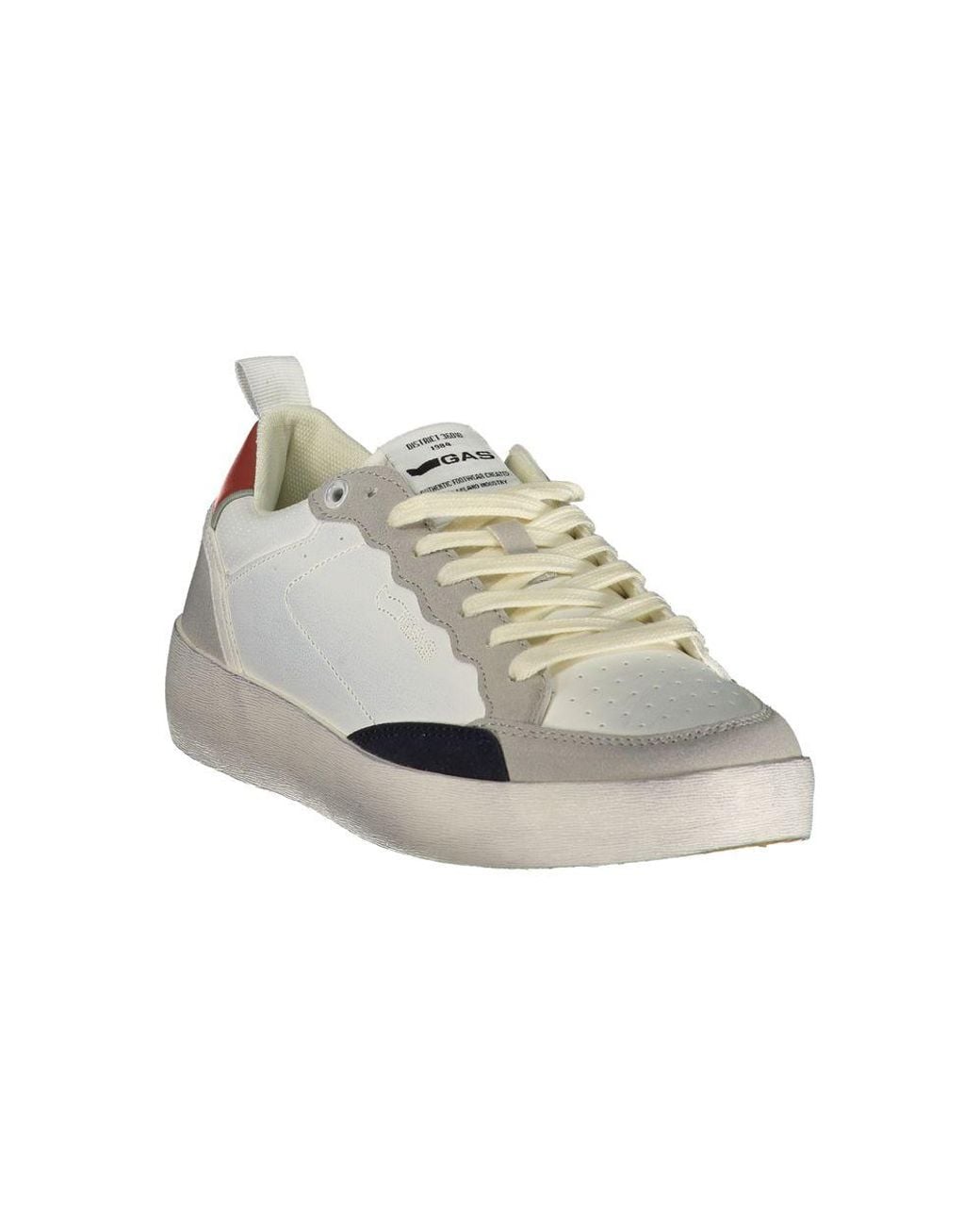 Gas Multicolor White Polyurethane Men Sneaker for men