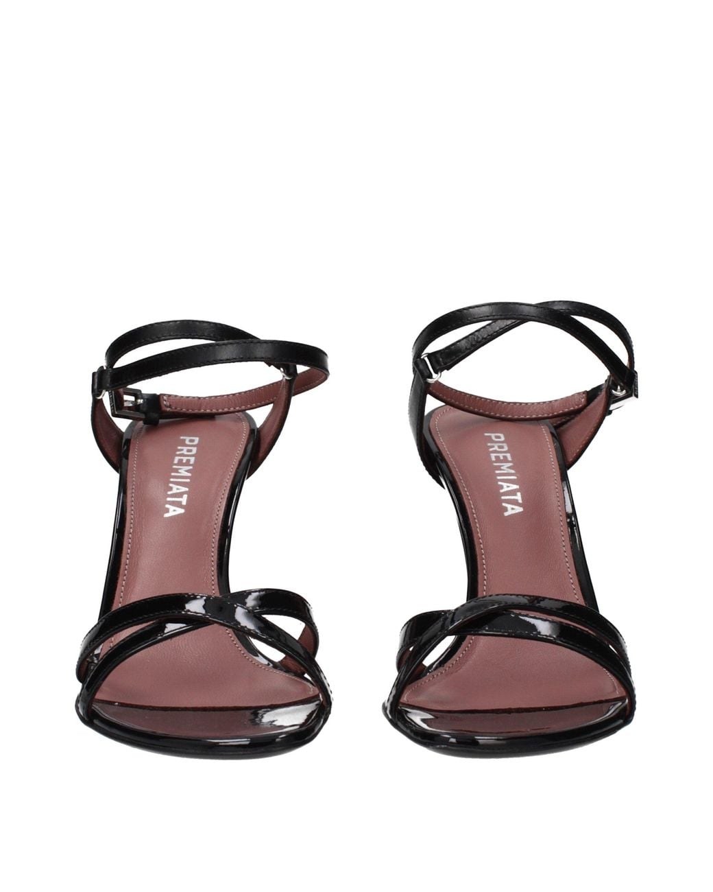 Premiata Black Garda Sandals Patent