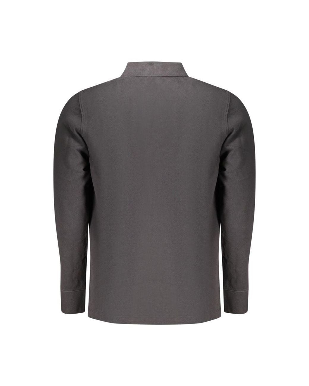 Timberland Gray Black Cotton Polo Shirt for men