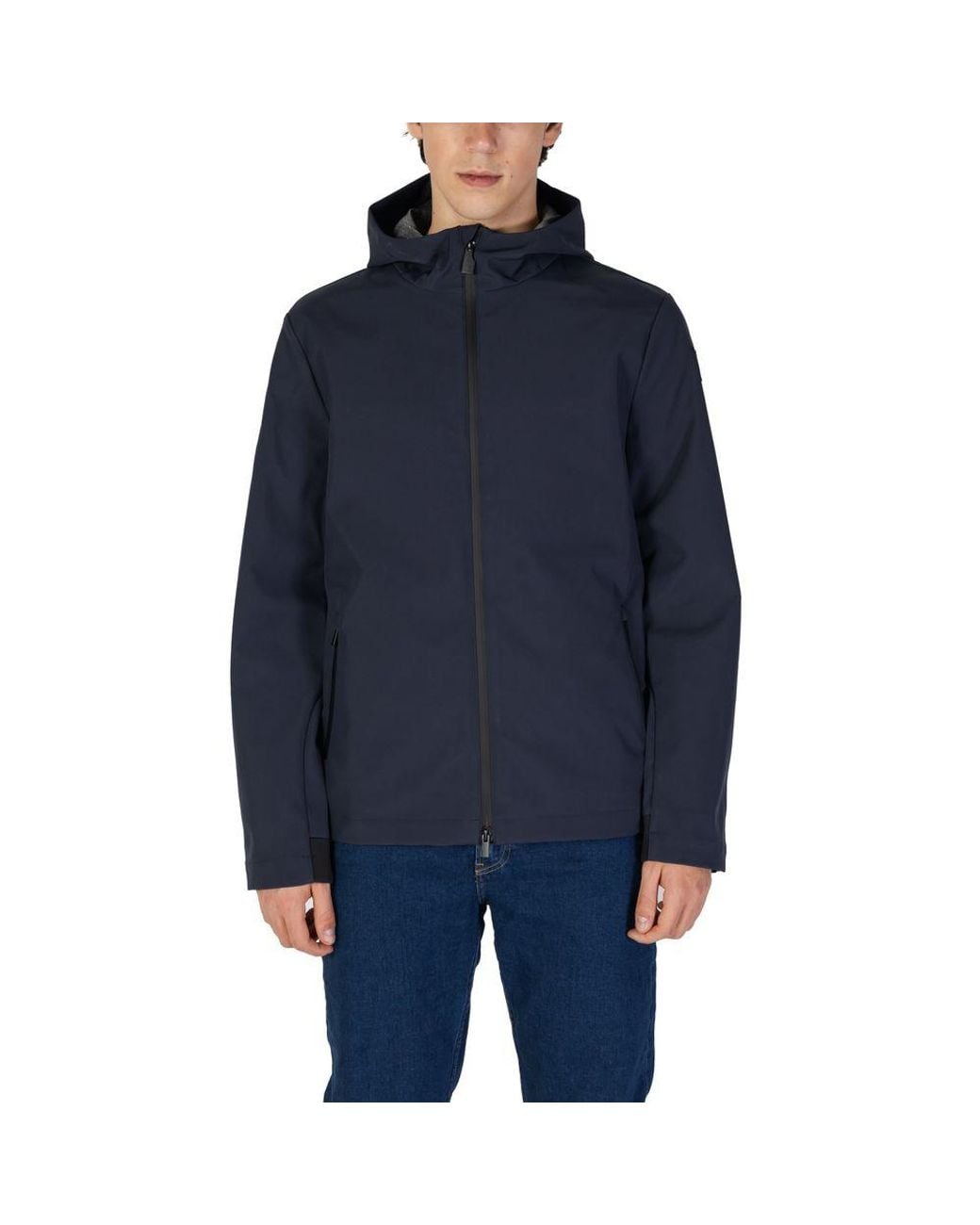 Suns Blue Polyester Shell Jacket for men