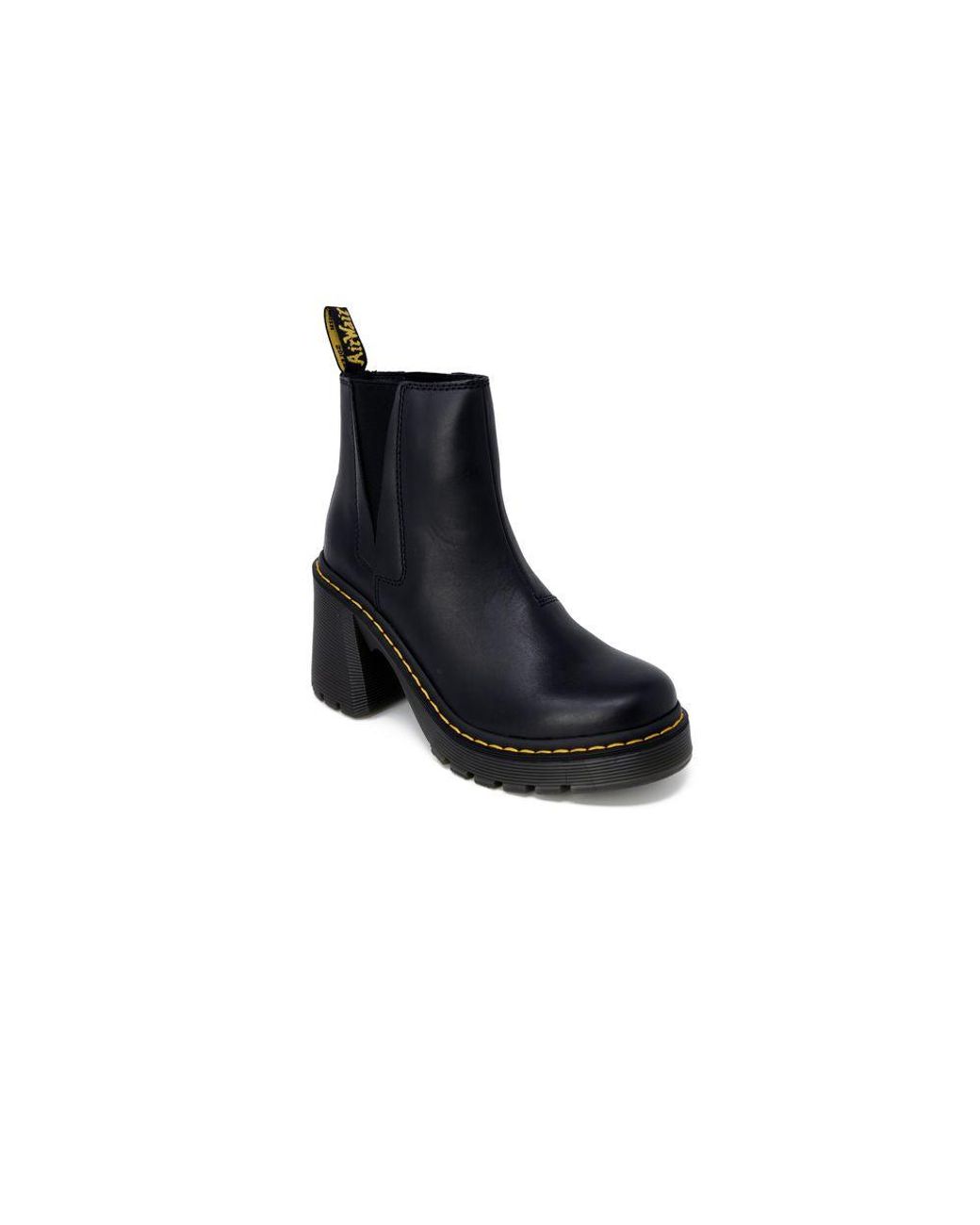 Dr. Martens Black Leather High Heel Pumps