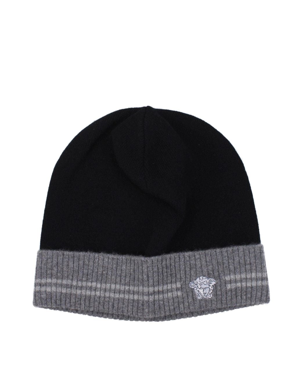 Versace Black Cashmere Beanie