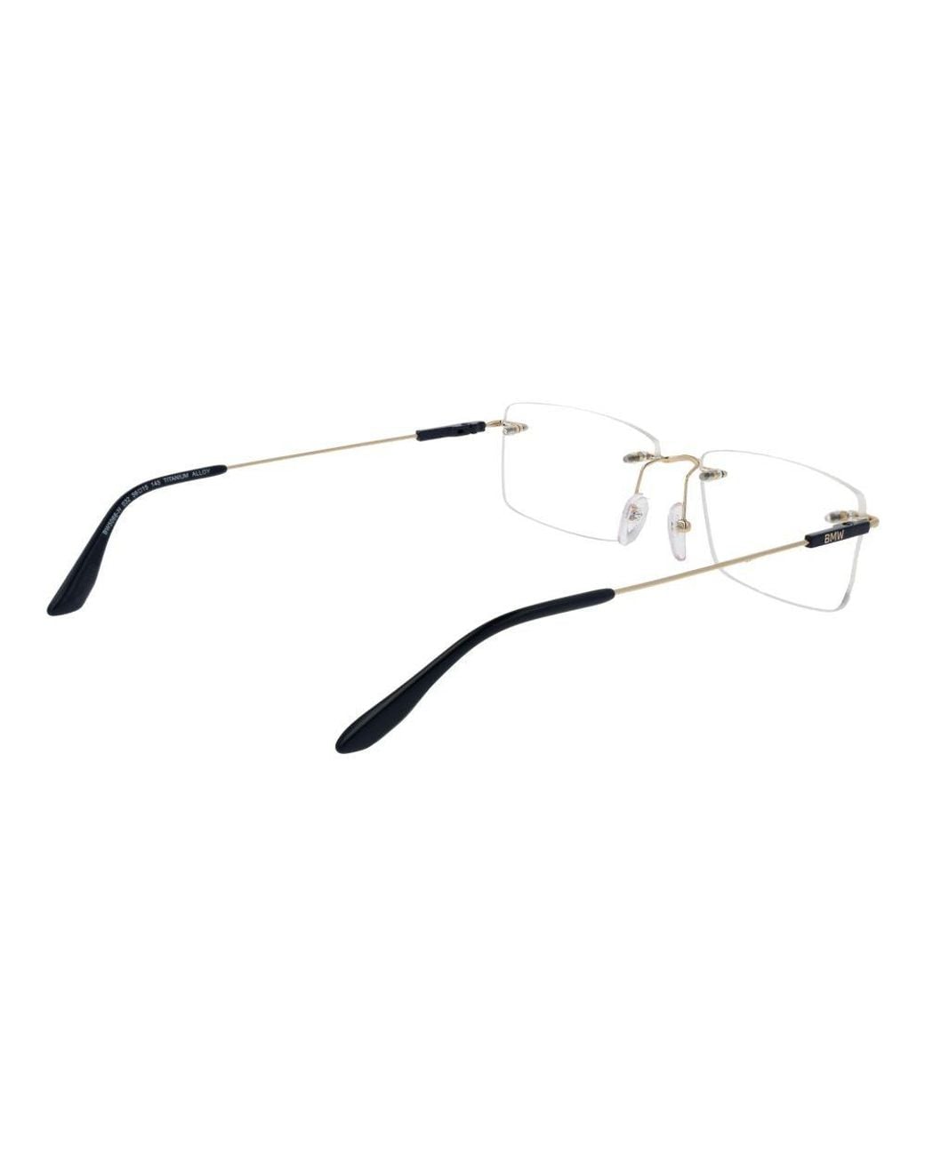 BMW Metallic Gold Titanium Glasses (frames) for men