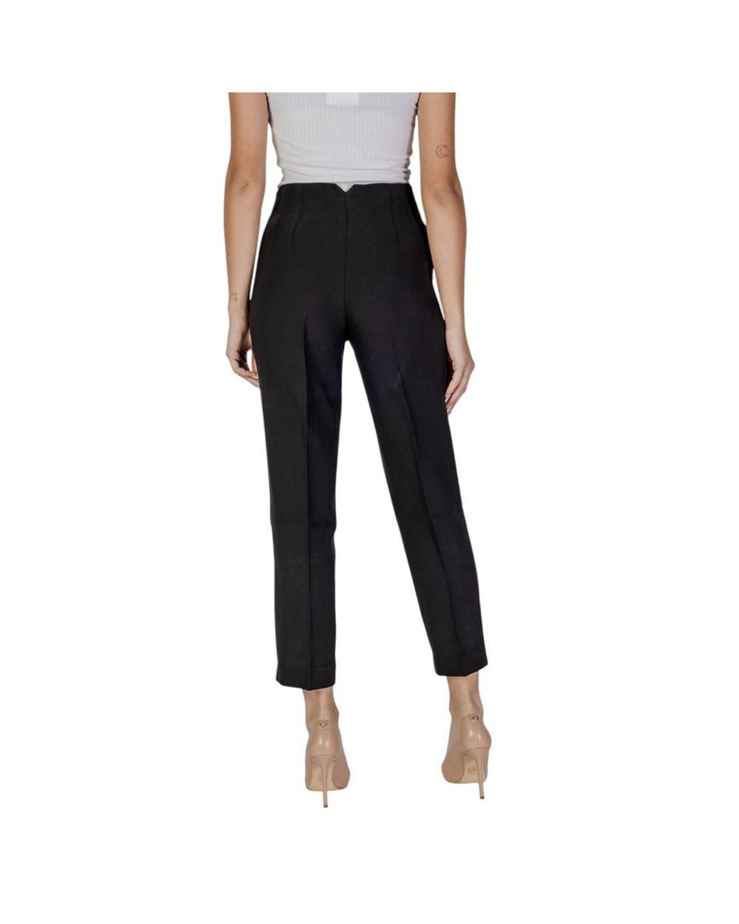 ONLY Black Recycled Polyester Casual Pants