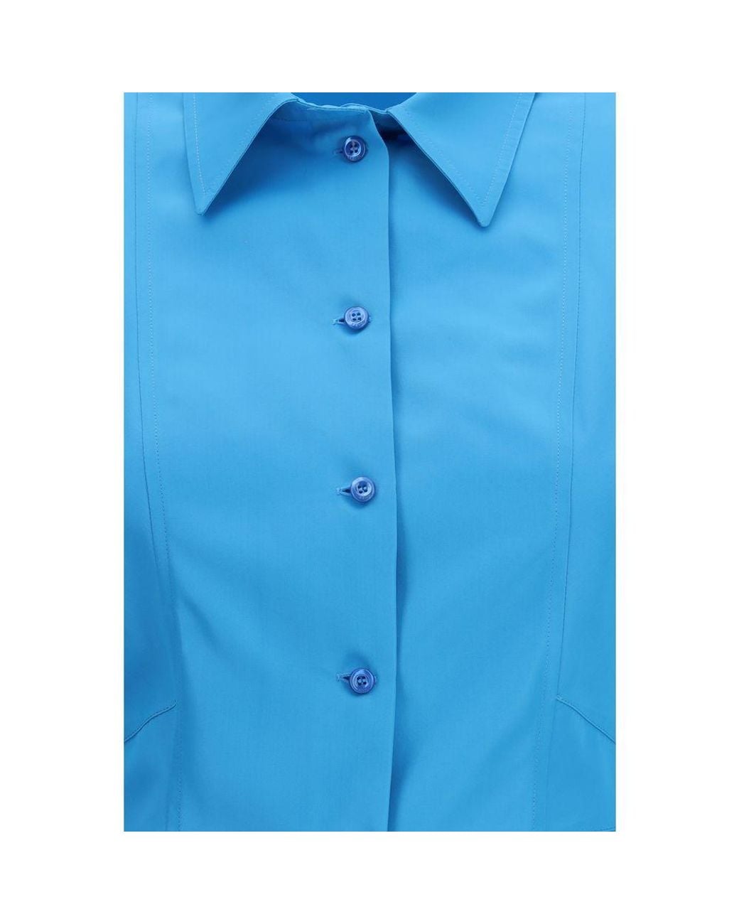 Fendi Blue Viscose Casual Dress