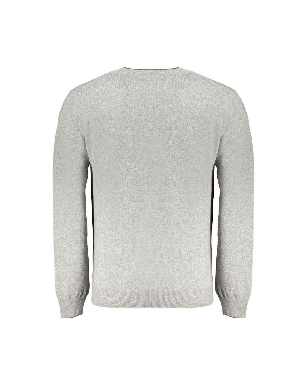 Harmont & Blaine Gray Grigio Wool Men's Sweater for men