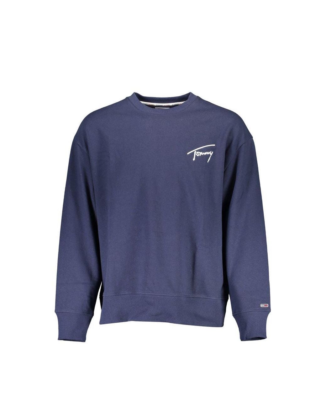 Tommy Hilfiger Blue Cotton Men's Sweatshirt for men