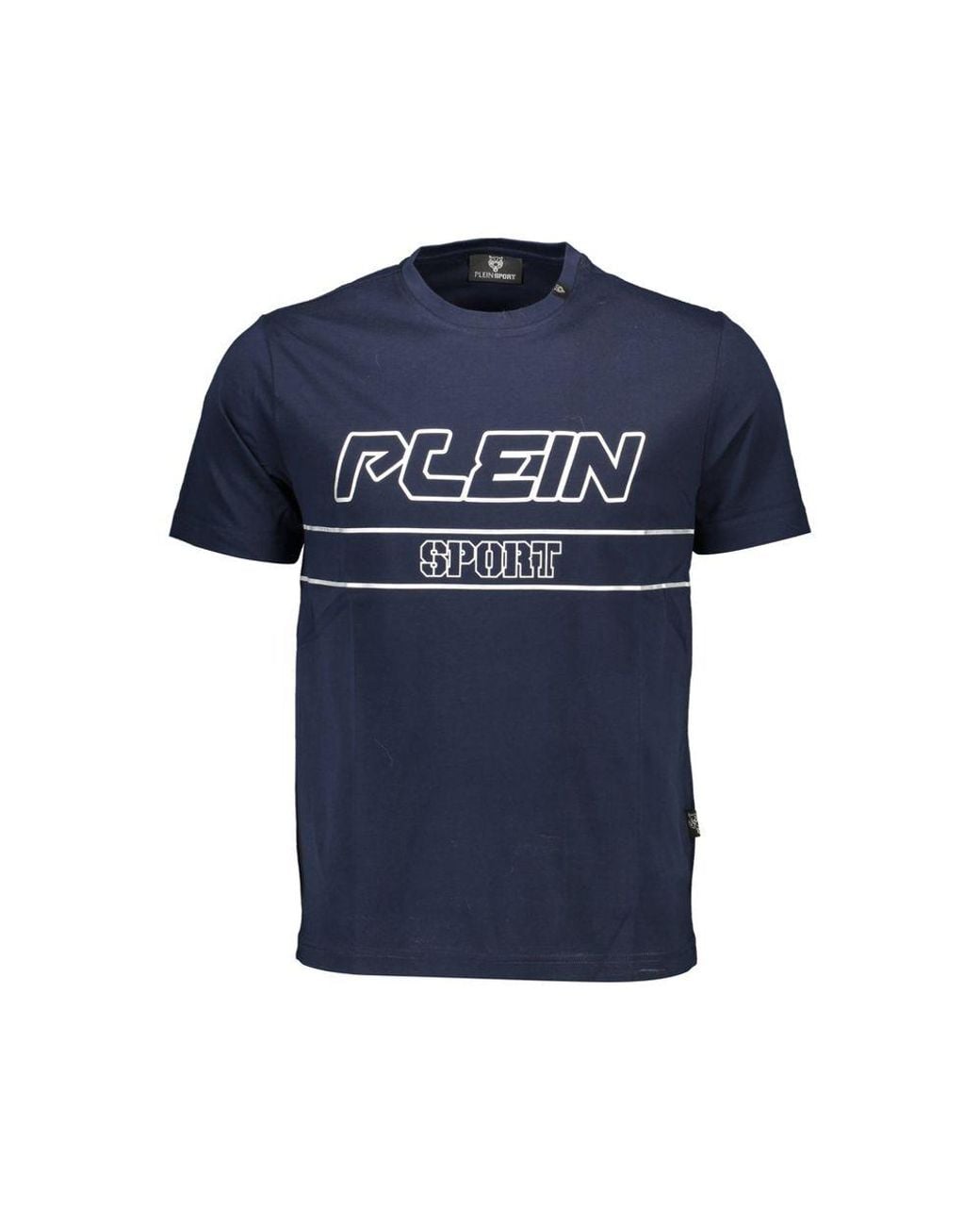 Philipp Plein Blue Cotton T-Shirt for men