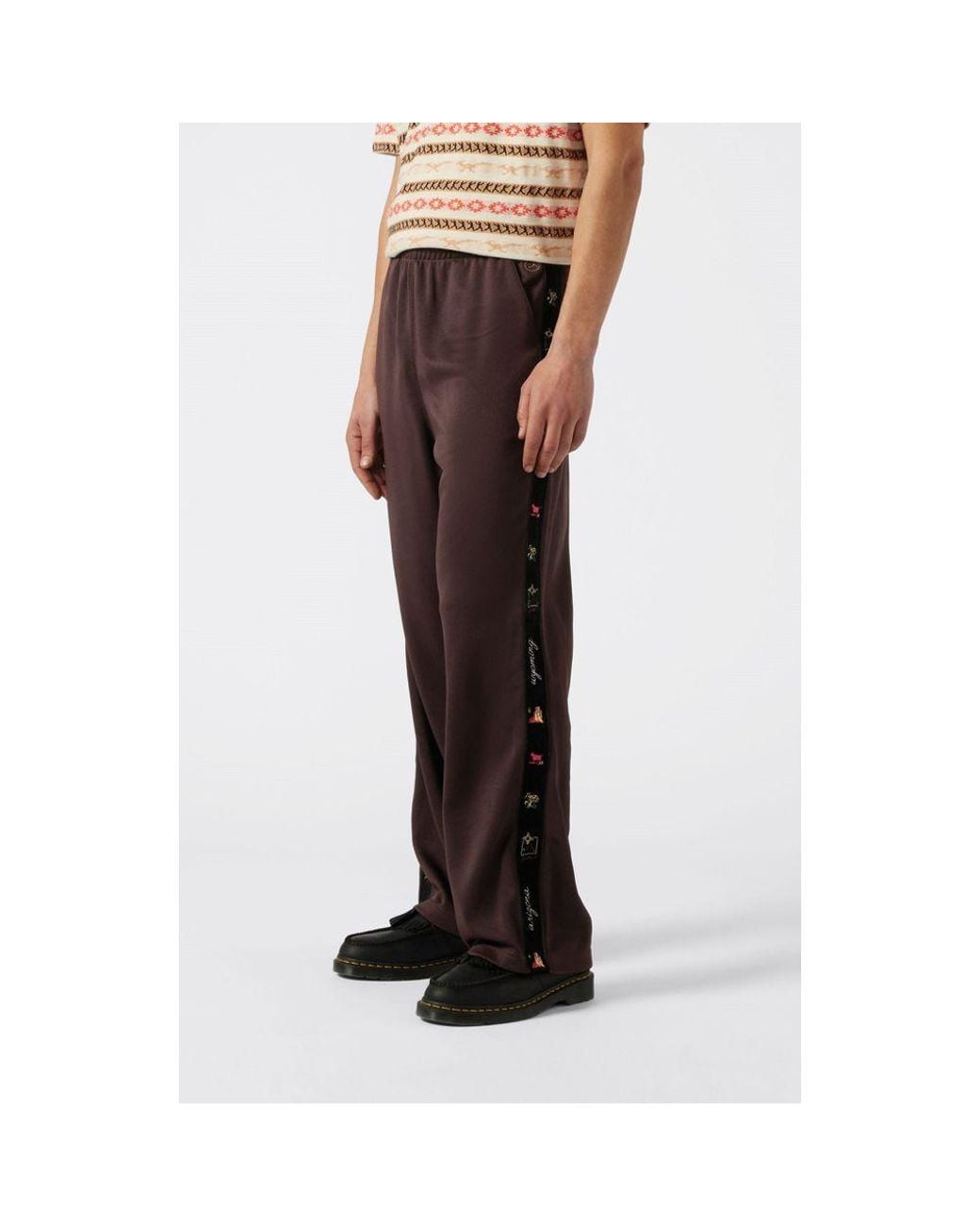 Champion Brown Polyester Casual Pants for men