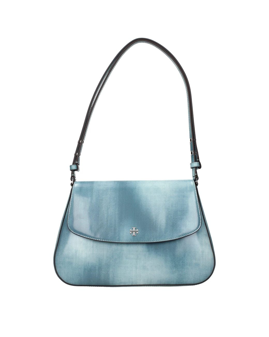 Tory Burch Blue Leather Shoulder Bag