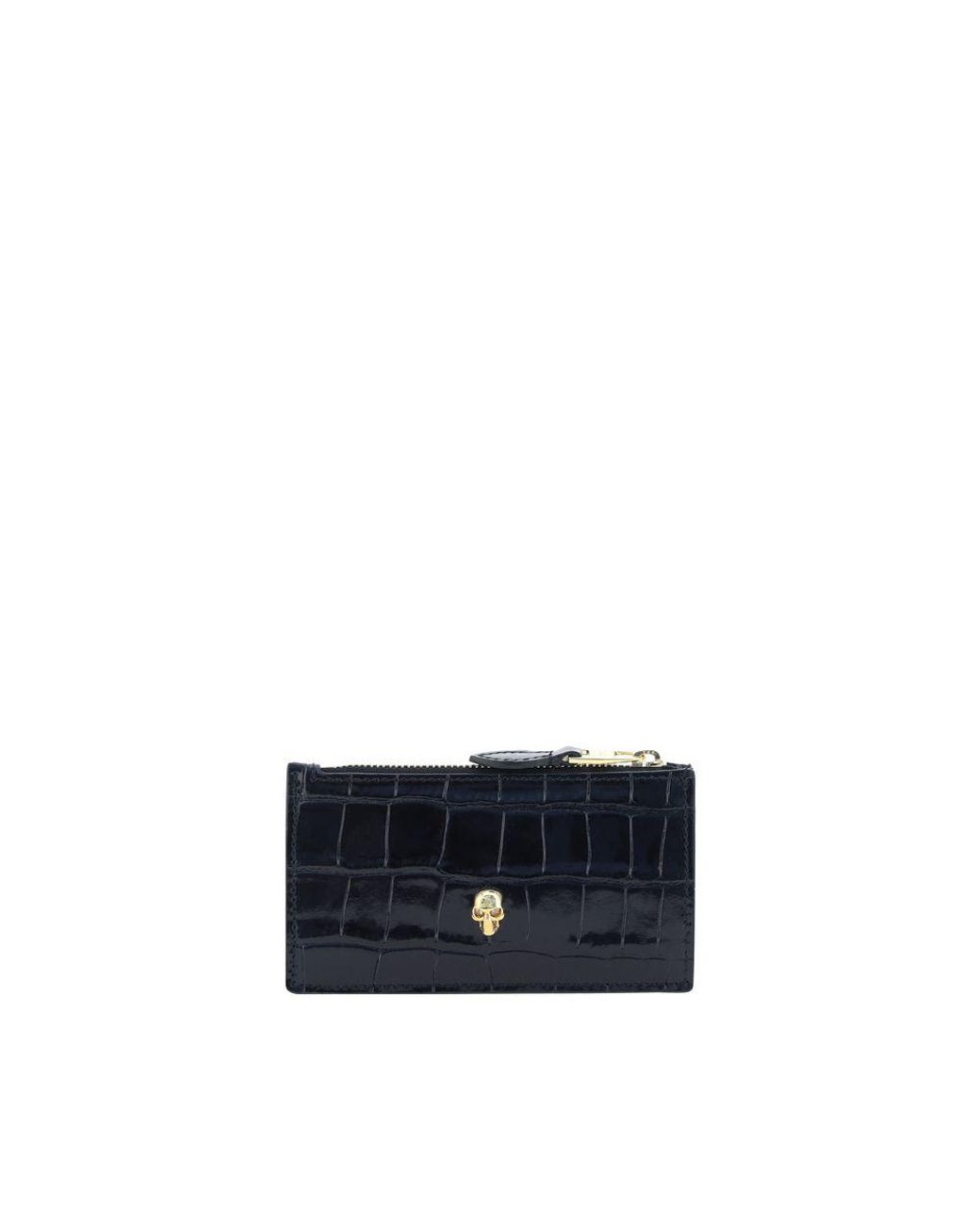 Alexander McQueen Women's Card Holder Blue main image 1