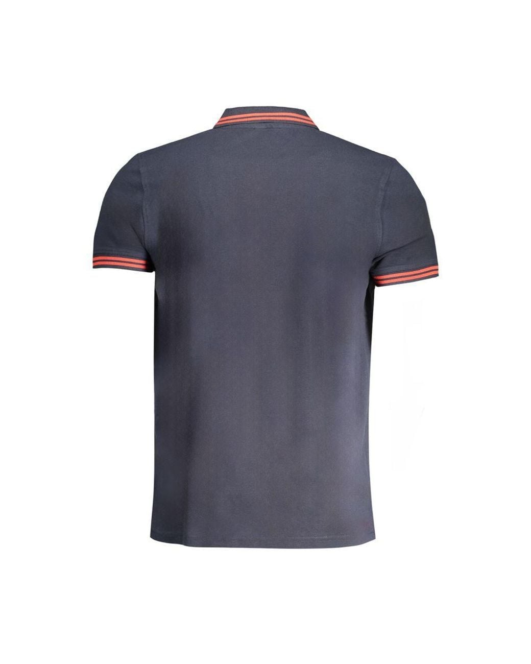 Roberto Cavalli Blue Cotton Polo Shirt for men