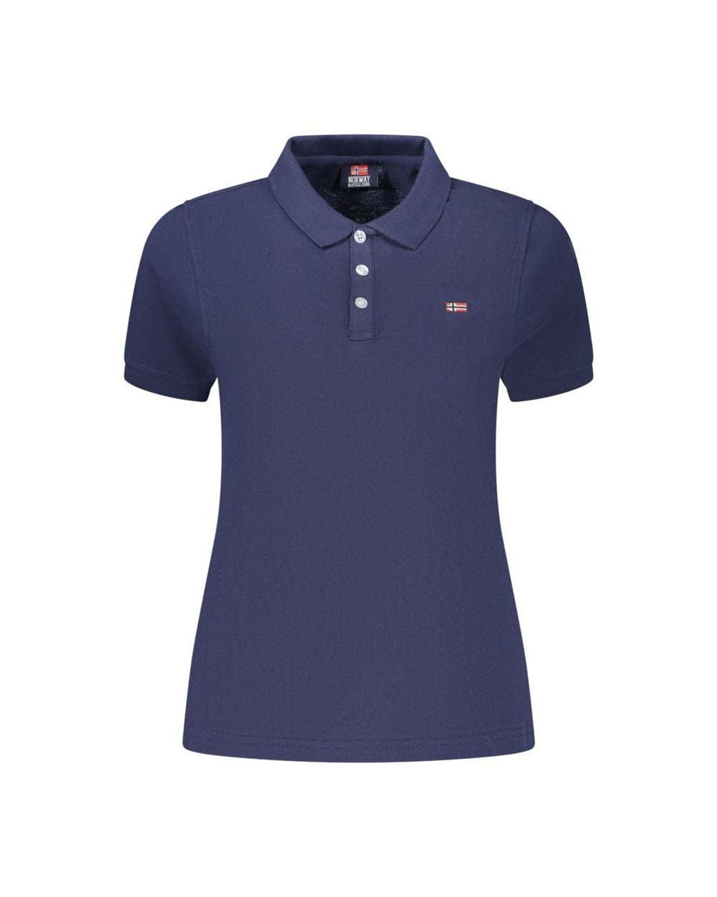 Norway 1963 Blue Cotton 's Polo Shirt