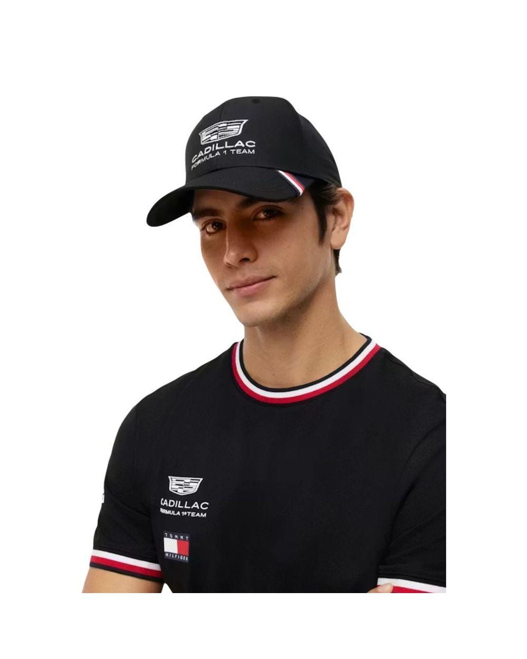 Tommy Hilfiger Black Recycled Polyester Cap (baseball Hat) for men