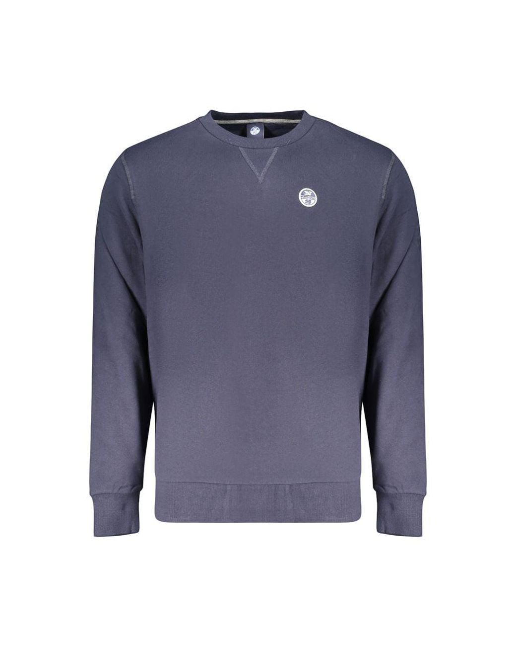 North Sails Blue Cotton Men's Sweatshirt for men