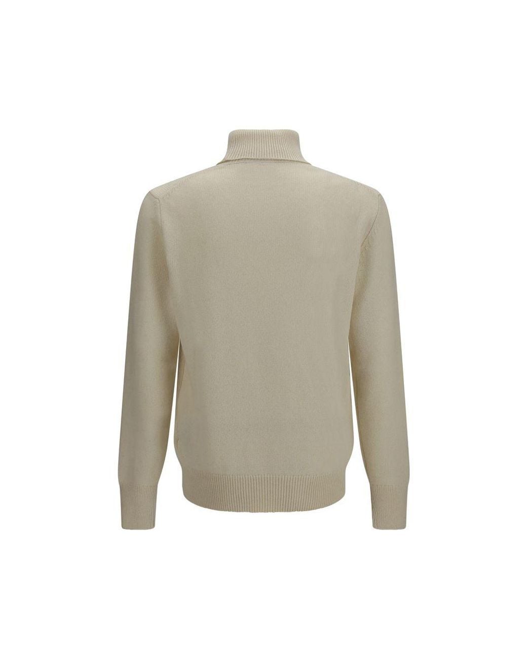 Aragona Cashmere Gray White Cashmere Sweater for men