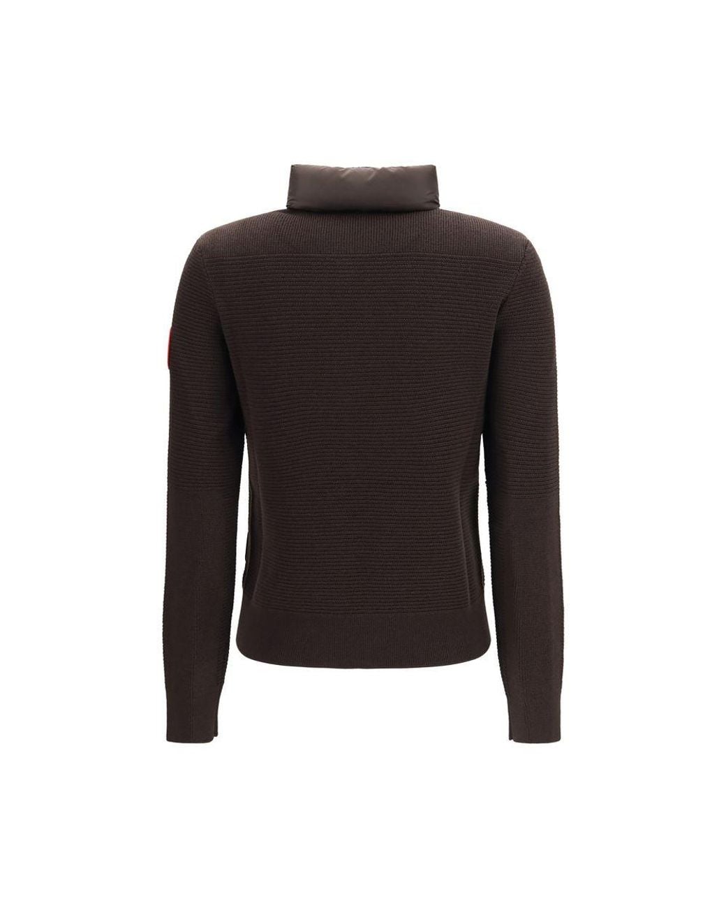 Canada Goose Black Wool Oves Aries Full-Length Jacket