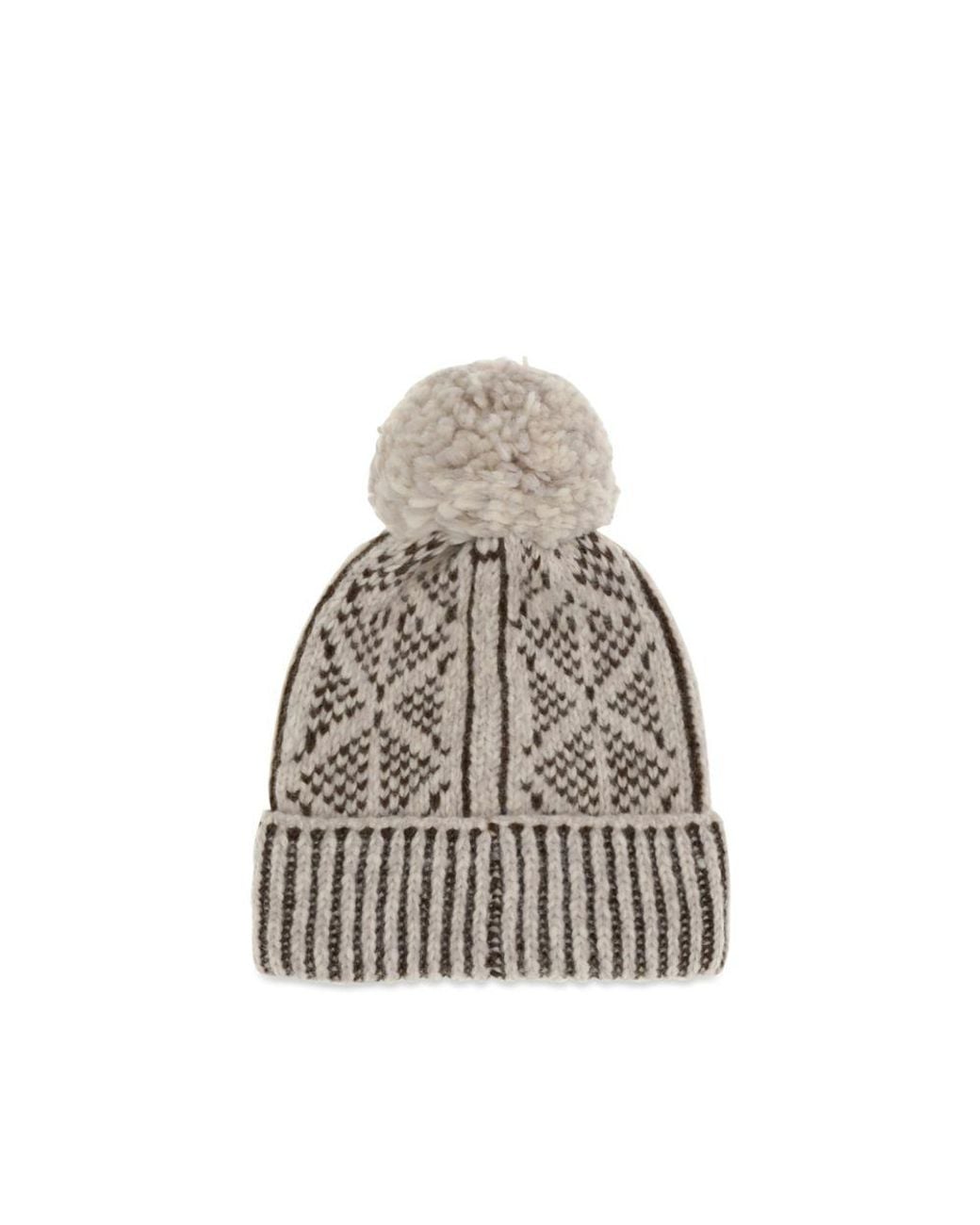 Moncler Gray Alpaca Vicugna Pacos Beanie for men