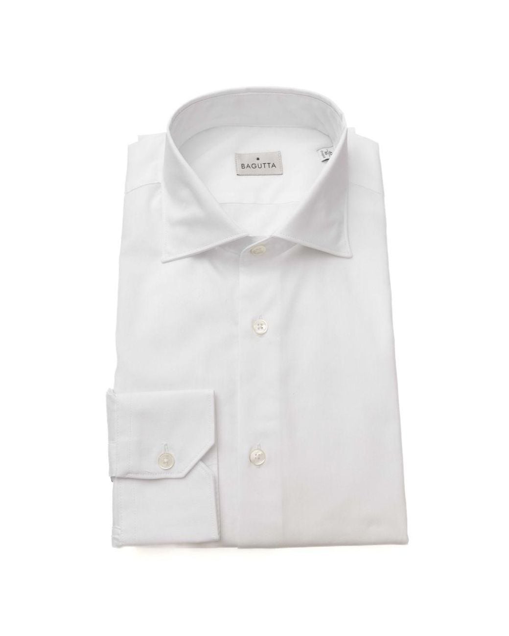 Bagutta White Cotton Shirt for men