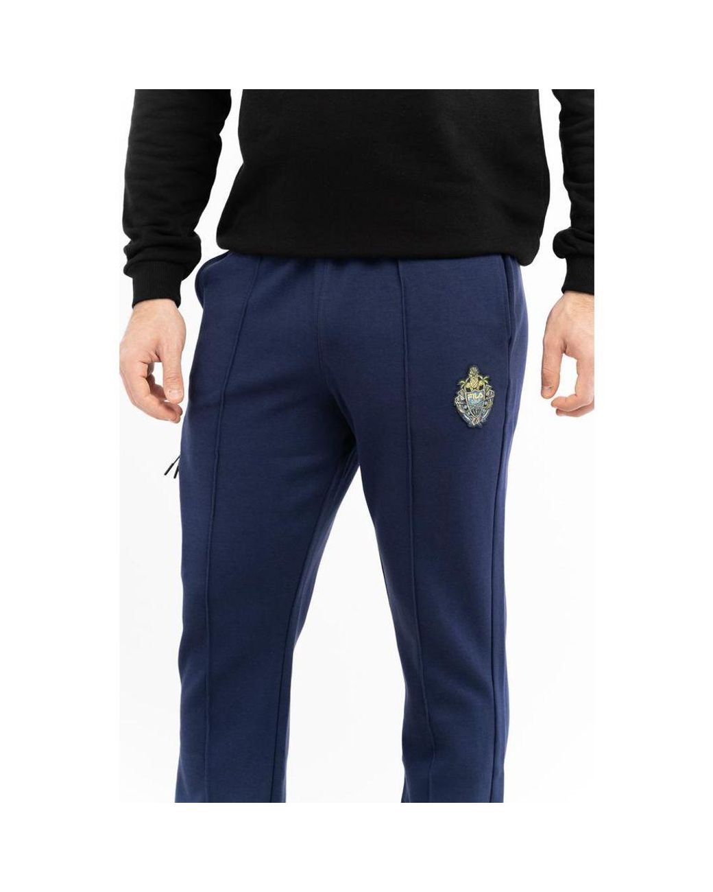 Fila Blue Cotton Joggers (workout Pants) for men