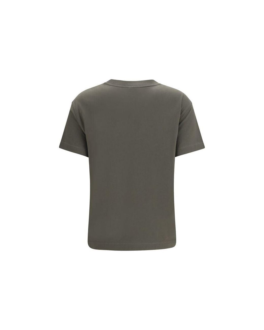 Brunello Cucinelli Gray Bicolor Cotton T