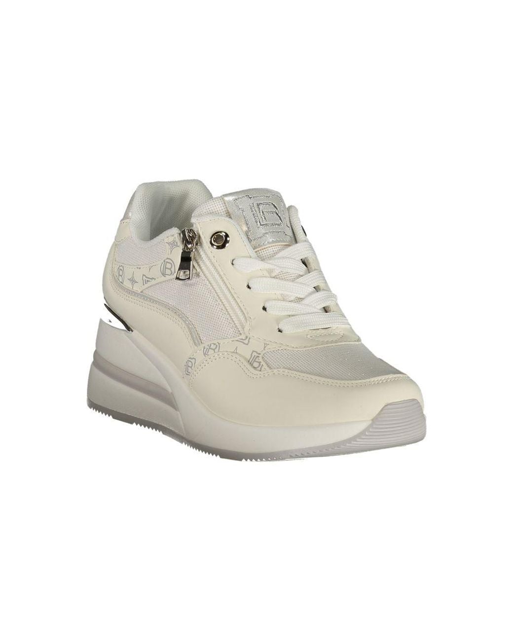 Laura Biagiotti White Bianco Polyurethane 's Sneaker