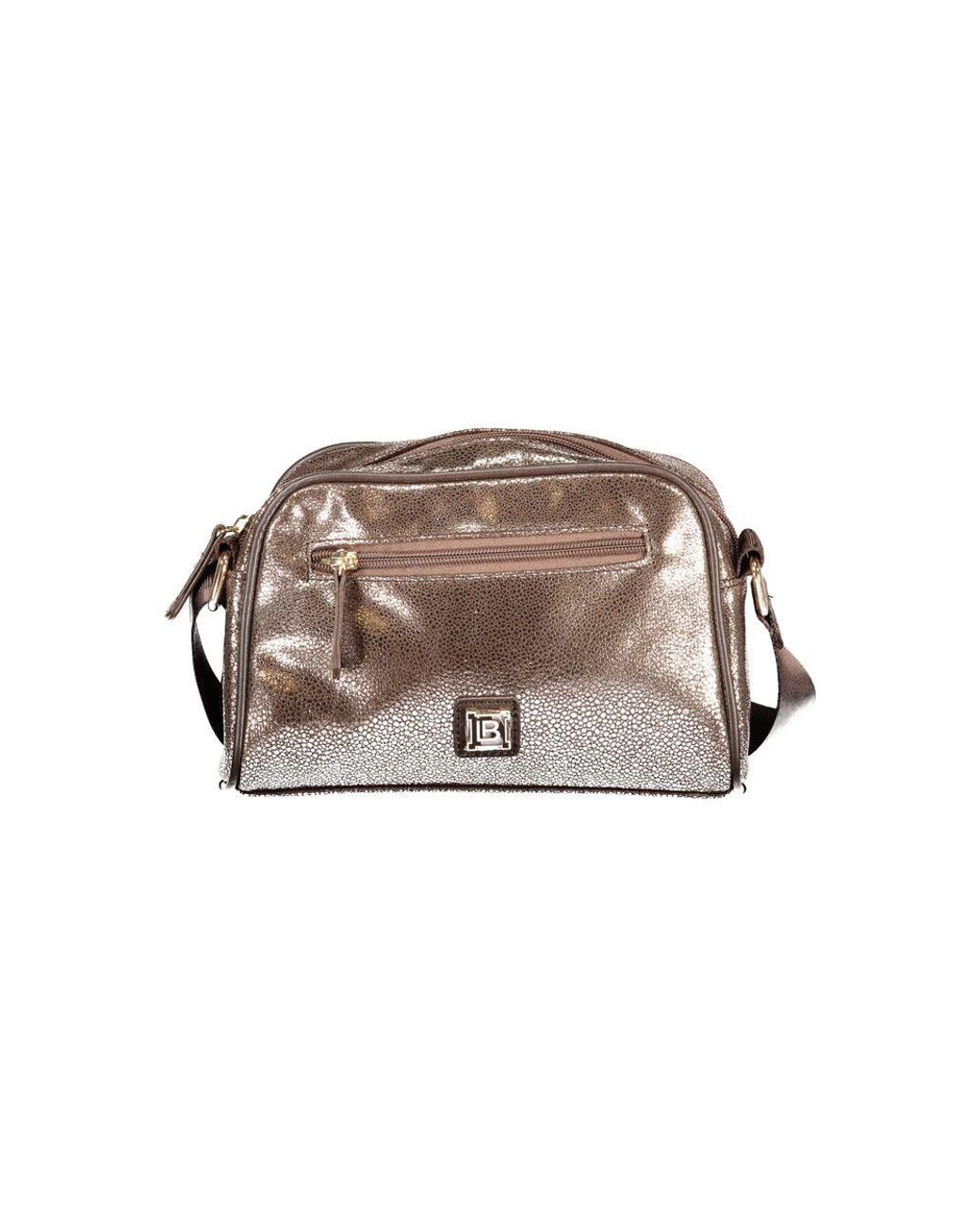 Laura Biagiotti Brown Bronzo Polyester Handbag