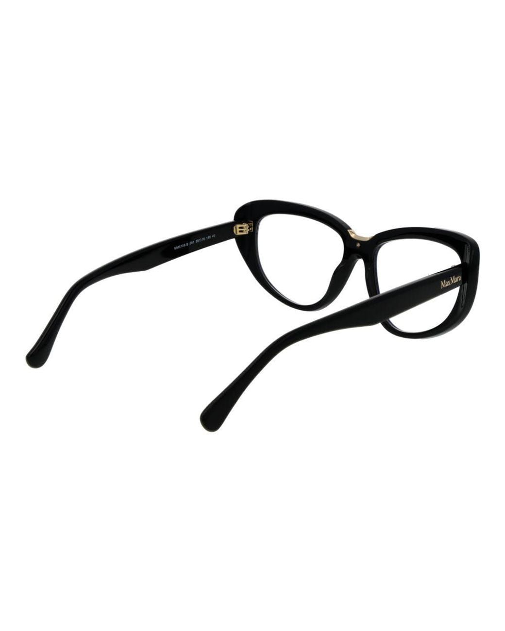 Max Mara Black Plastic Glasses (frames)