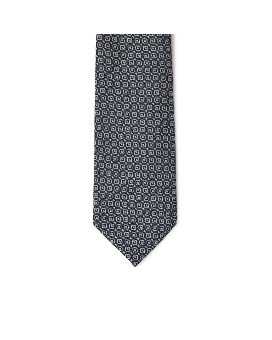 Jil Sander Gray Silk Tie for men