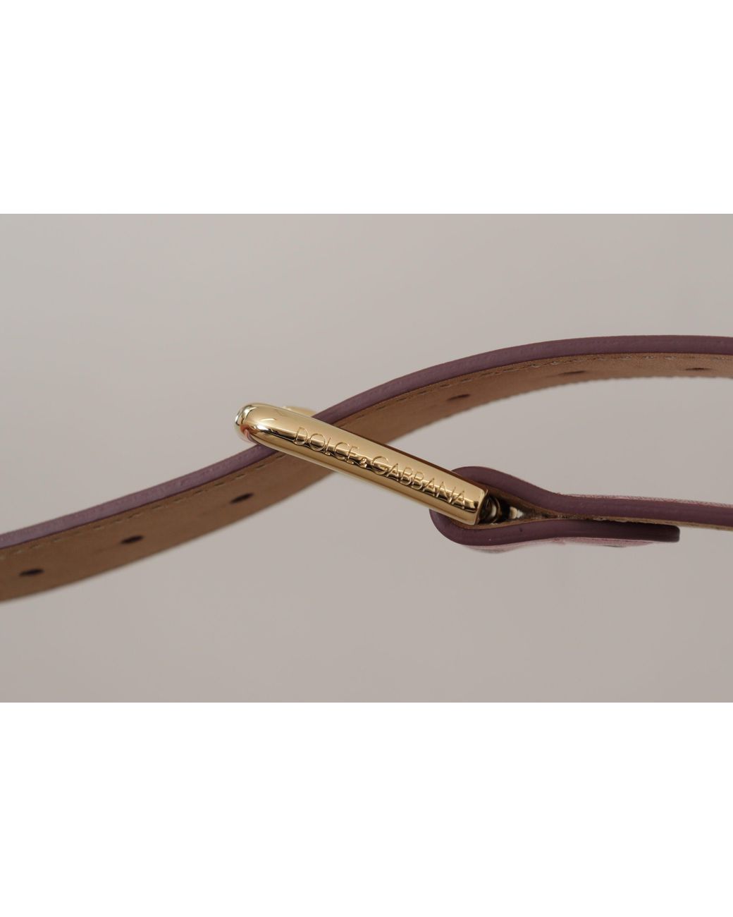 Dolce & Gabbana Black Elegant Metallic Leather Belt