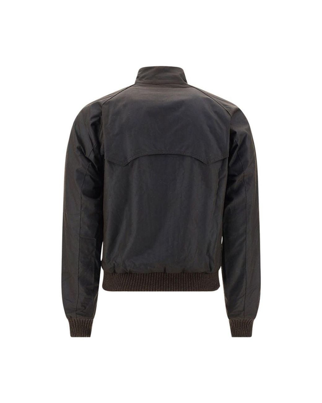 Barbour Black Cotton Bomber for men