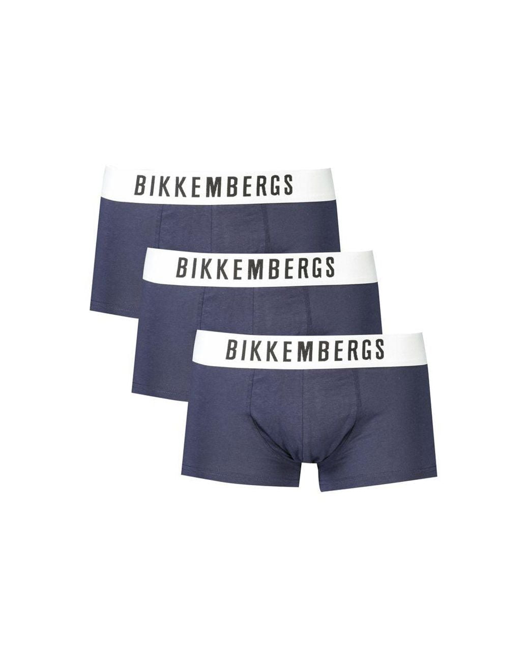 Bikkembergs Blue Polyester Men's Boxer for men
