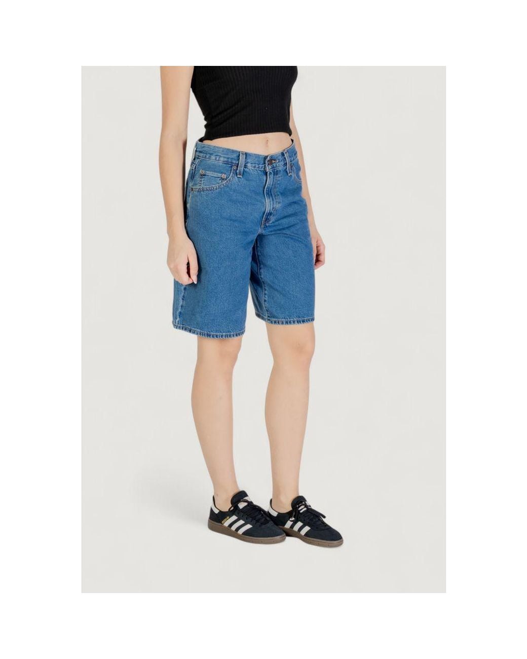 Levi's Blue Cotton Shorts