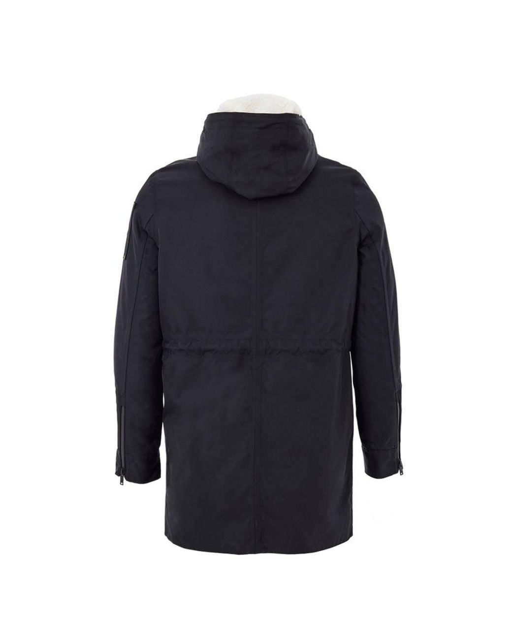 Moose Knuckles Blue Nylon Parka