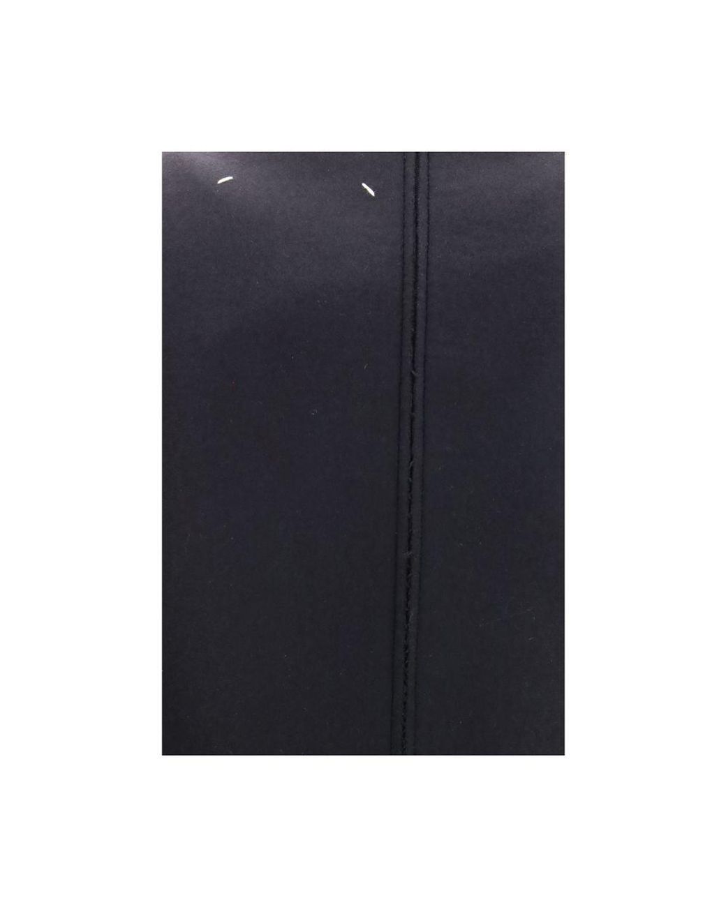 Maison Margiela Blue Black Wool Oves Aries Casual Dress