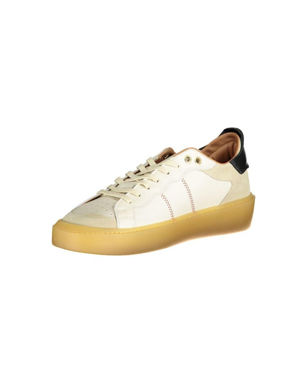 Blauer Yellow White Leather Men Sneaker for men