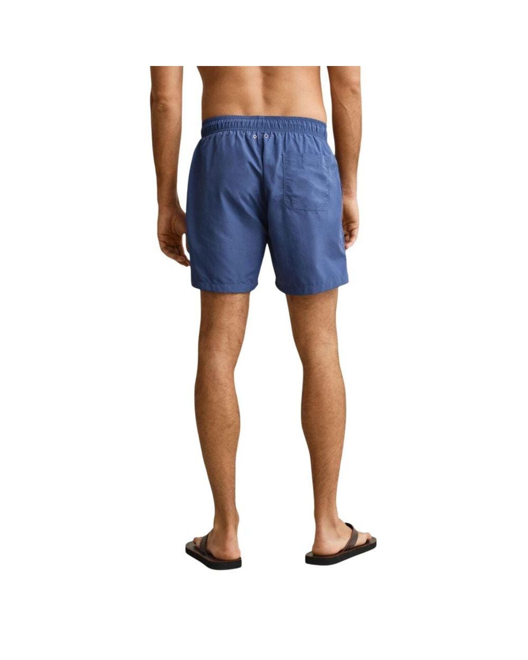 Gant Blue Recycled Polyamide Swim Shorts for men