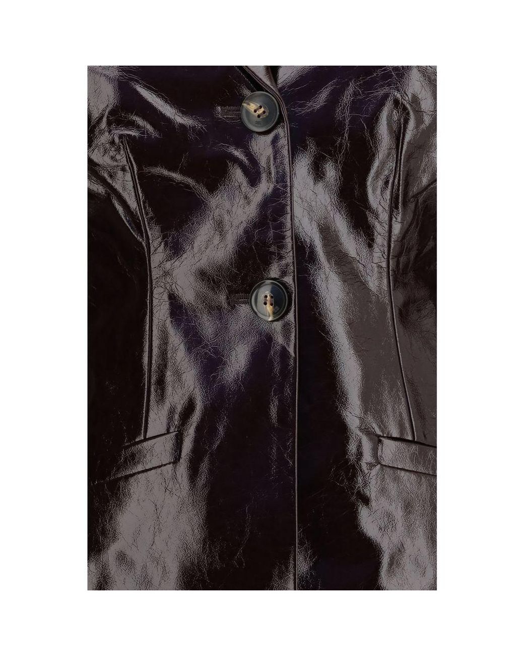Ganni Black Bordeaux Polyethylene Full