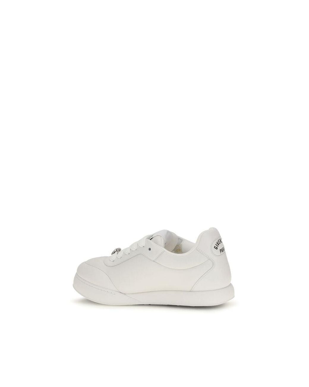 Givenchy White Calf Leather Bos Taurus Sneakers for men