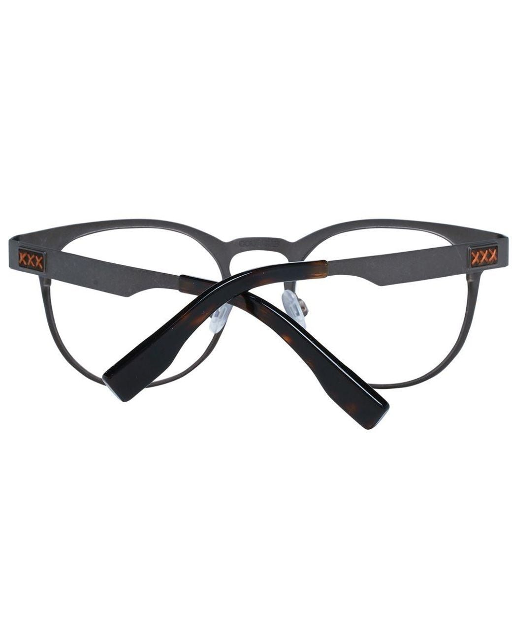 Zegna Black Titanium Glasses (Frames) for men