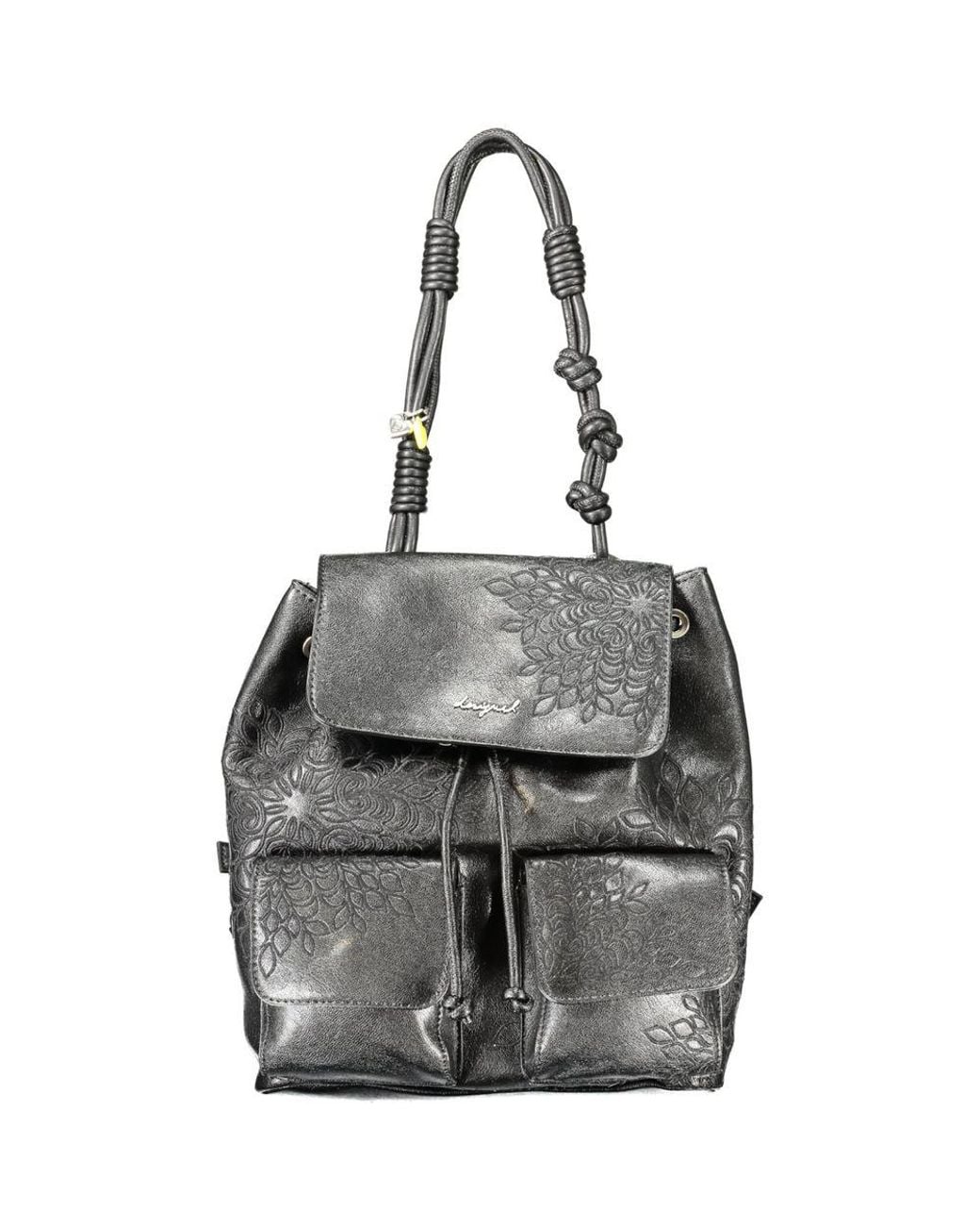 Desigual Black Polyurethane 's Mini Backpack