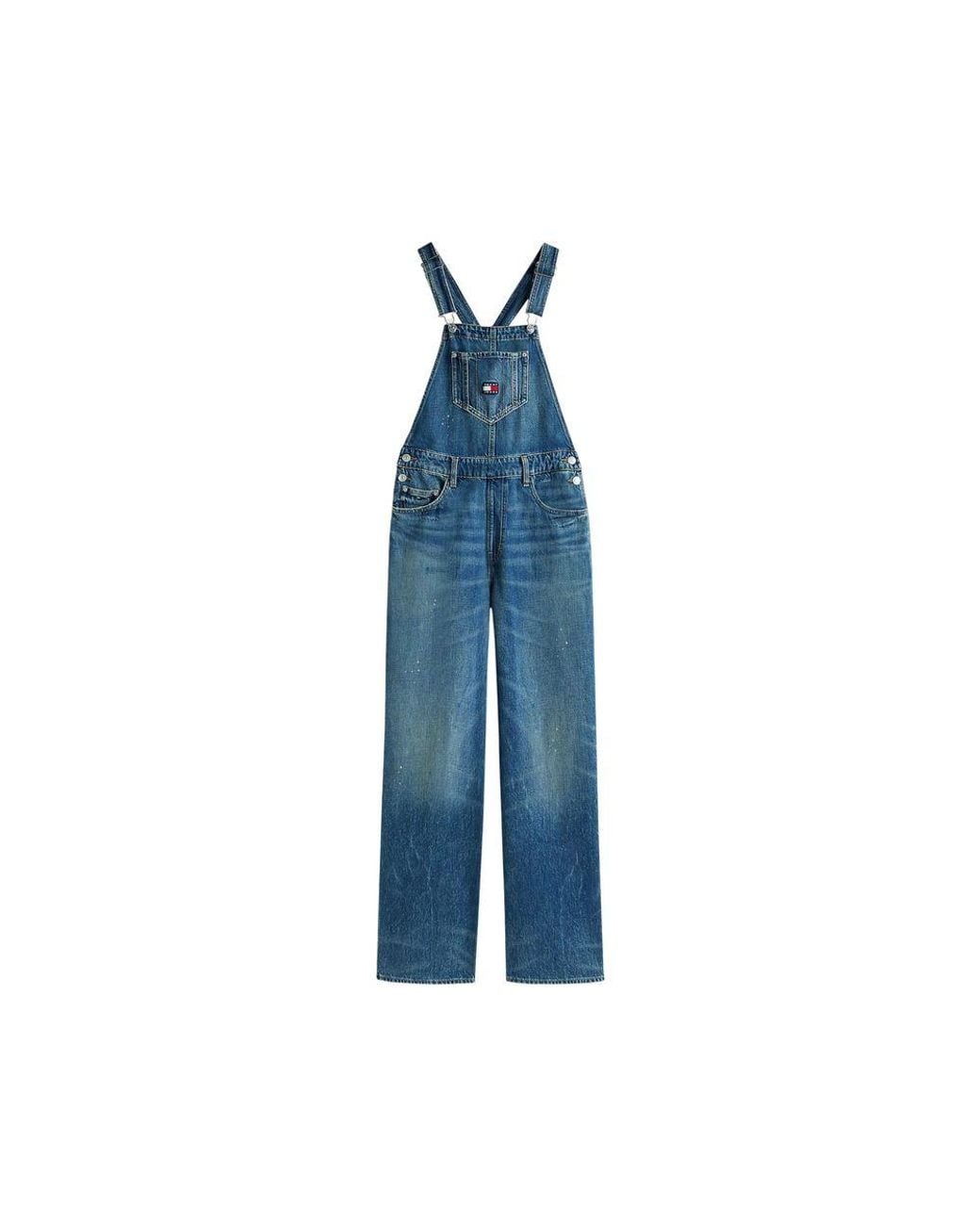 Tommy Hilfiger Blue Recycled Cotton Jumpsuit