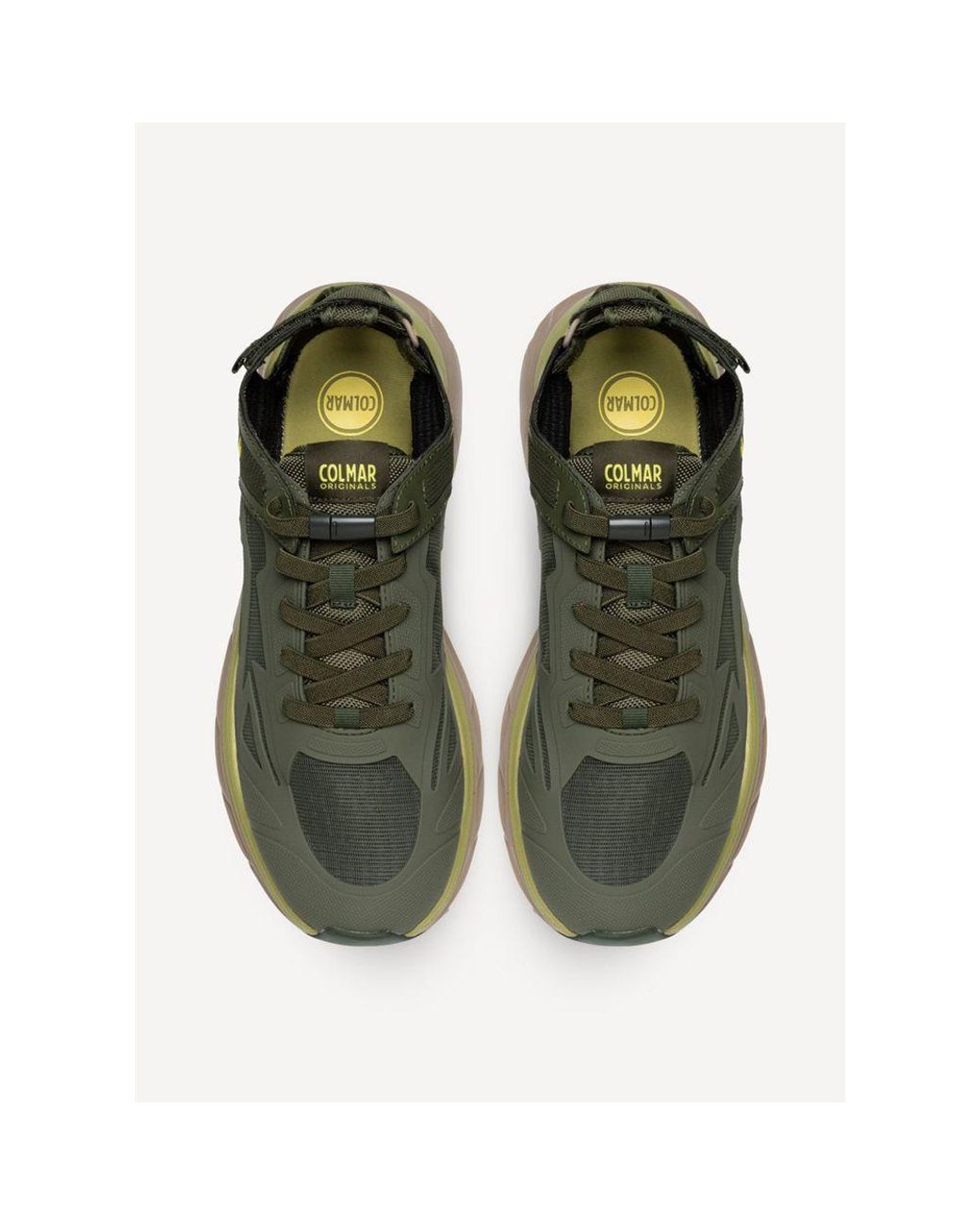 Colmar Green Army Polyethylene Athletic Sneakers
