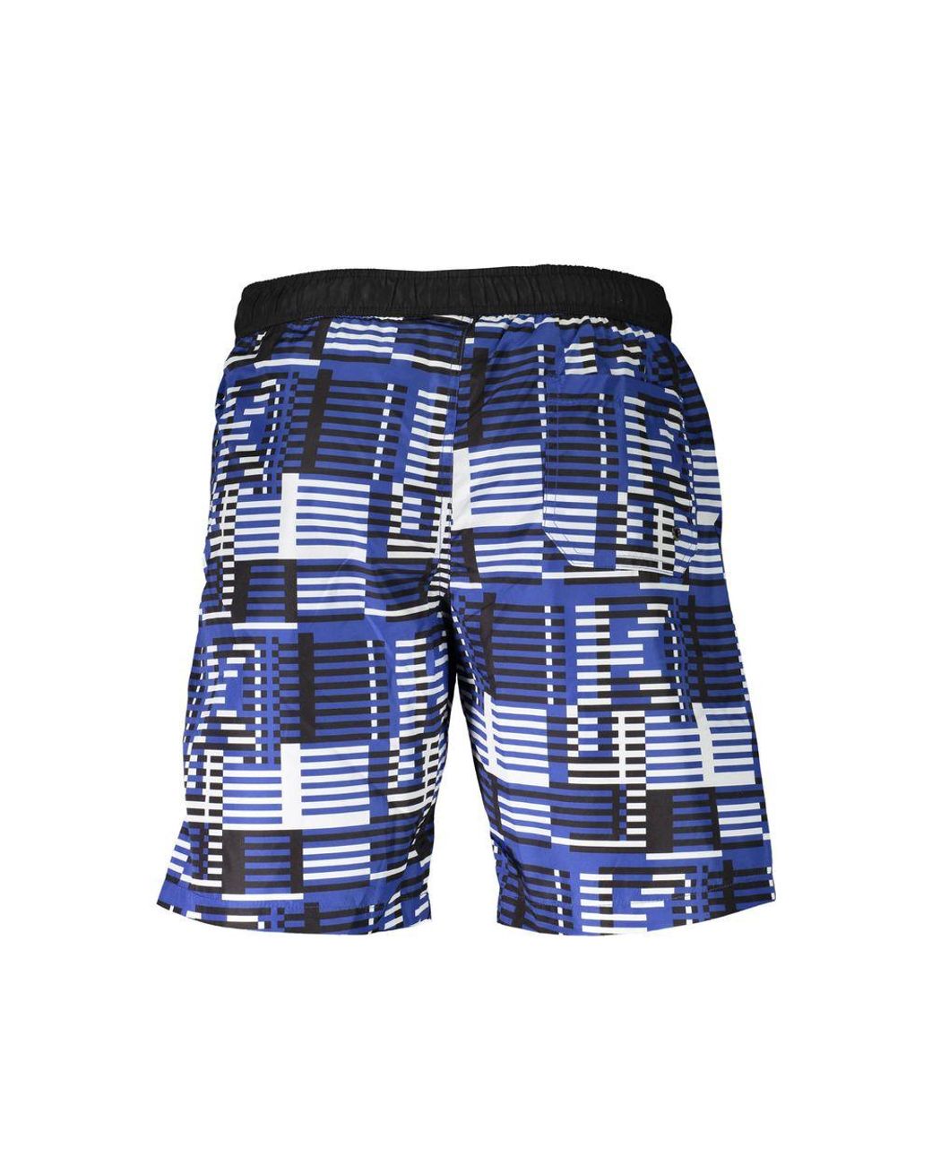 Karl Lagerfeld Blue Polyester Swim Trunk for men